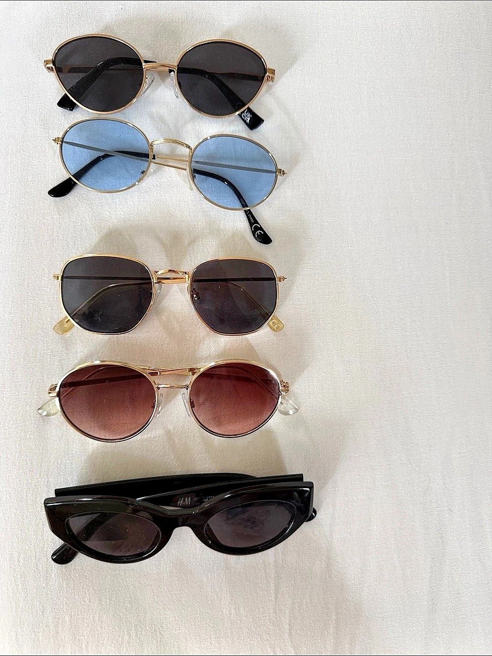 H&M and unknown brand Sunglasses